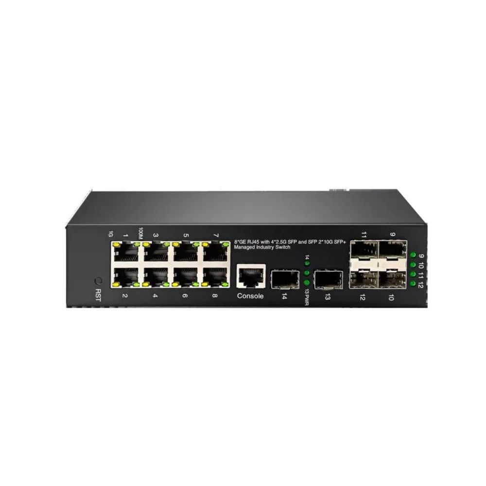 Sfp+ 10G Managed Switch 8 Port - Przemysłowy przełącznik PoE 10G z funkcją