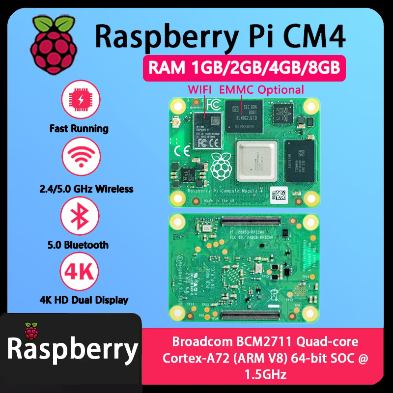 Raspberry Pi CM4 1GB/2GB/4GB/8 – Raspberry Pi Cm4 8Gb Ram 32Gb Emmc Wifi recenzja i cena