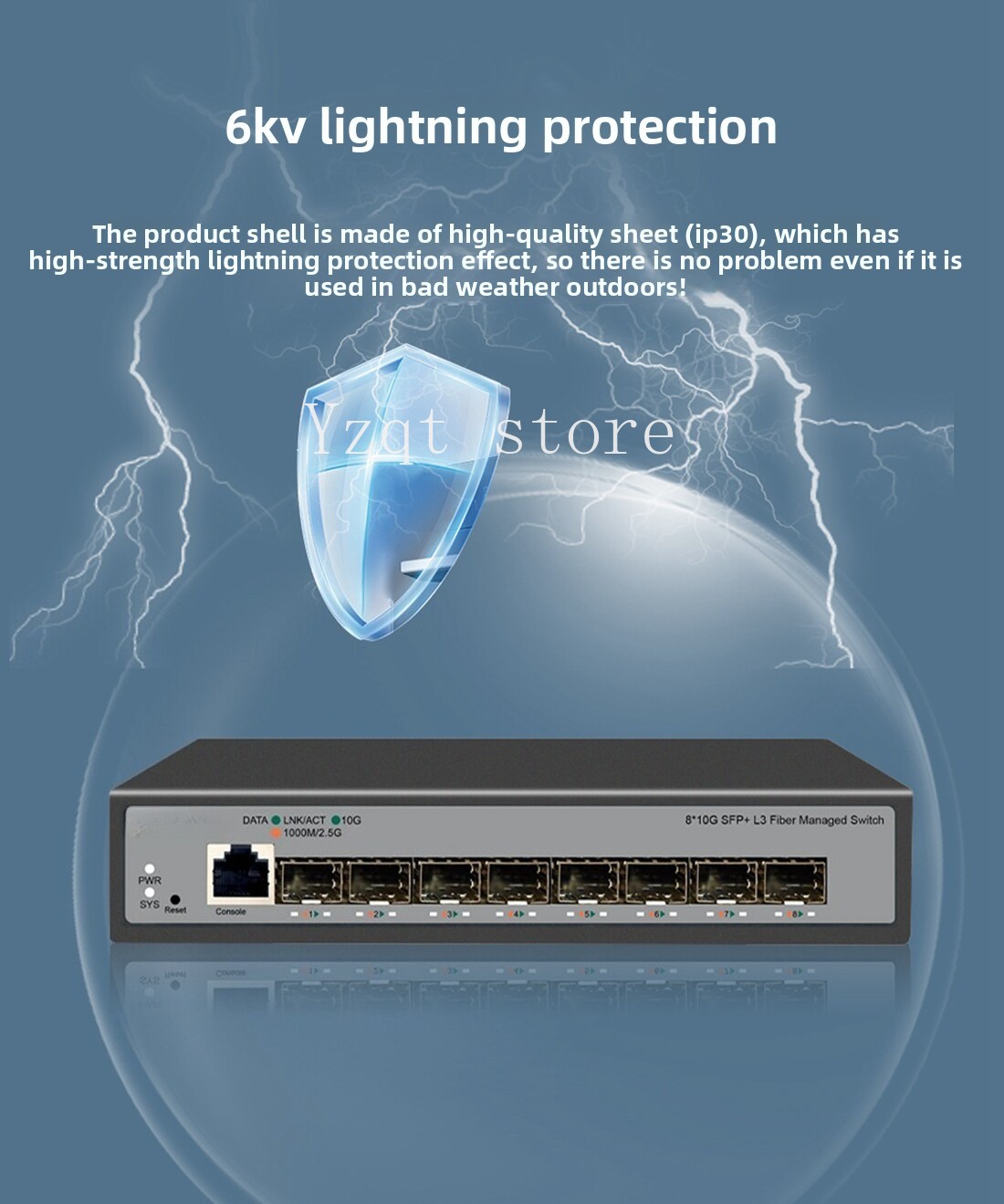 8-portowy przełącznik Ethernet – Sfp+ 10G Managed Switch 8 Port recenzja i cena